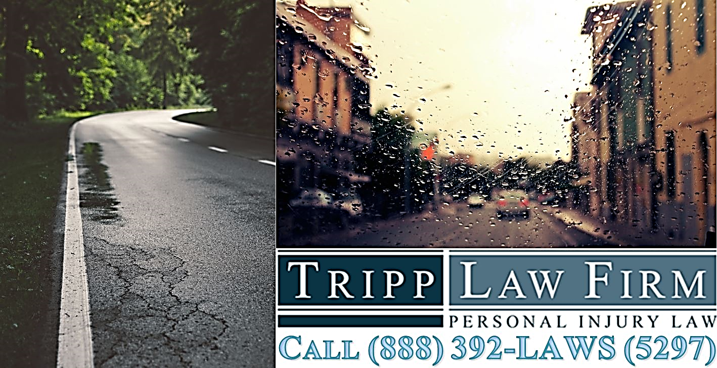 Tripp Law Firm - Florida Law - Illegal to Use Hazard Lights While Driving In Rain