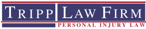 Tripp law firm's logo. Red, white, and blue like the USA. A personal injury law firm committed to Pinellas County, Florida