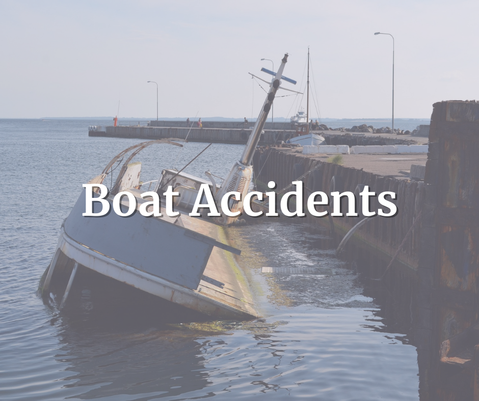 capsized boating accident at port. Fortunately, they have a boat accident attorney
